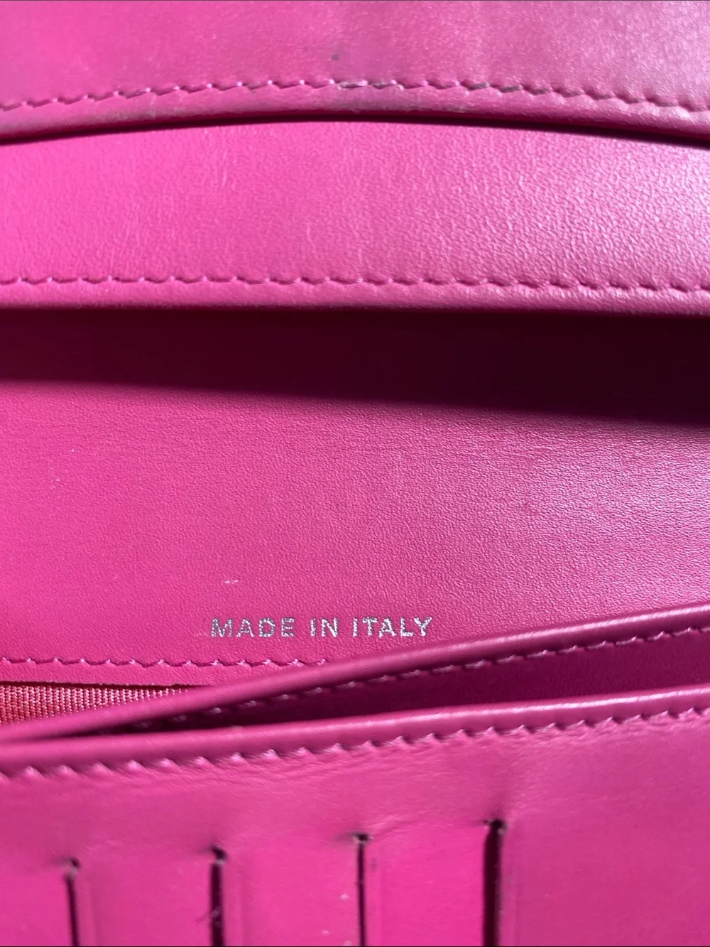 Authentic Chanel Pink Quilted Caviar Leather Flap L Yen Long Wallet